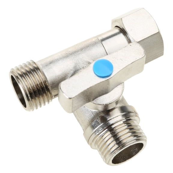 1/2 X 1/2 X 1/2'' Tees Stop Valves 3 Way Diverters Connector Toilet T Adapter
