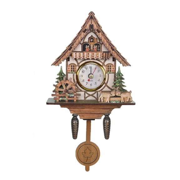 ROZYARD Timelessly Wood Cuckoo Clock Perfect For Nature Lover Accurate Movements