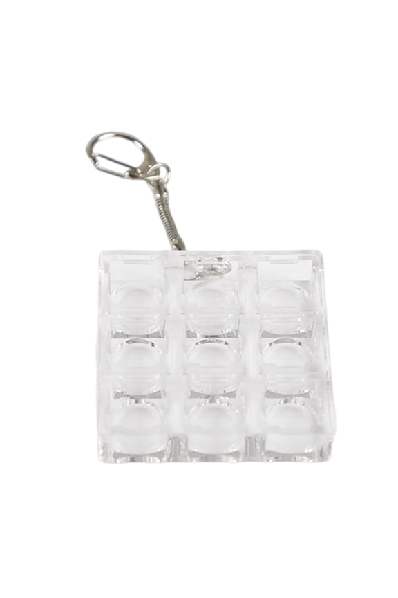 Transparent Colored Keyboard Switches Tester Keyring With Clicky Tactile Feedback For Adults And Students