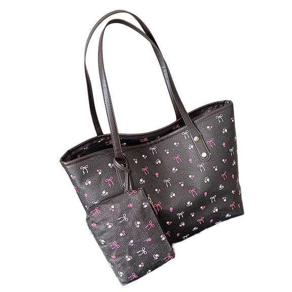 ROZYARD Trendy Shoulder Purses Multi Compartment Design Underarm Bag For Commuting