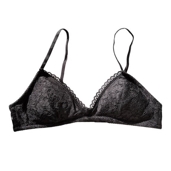 ROZYARD Triangle Bralette Soft Lightweight,Deep V Neck Bralette for Womens