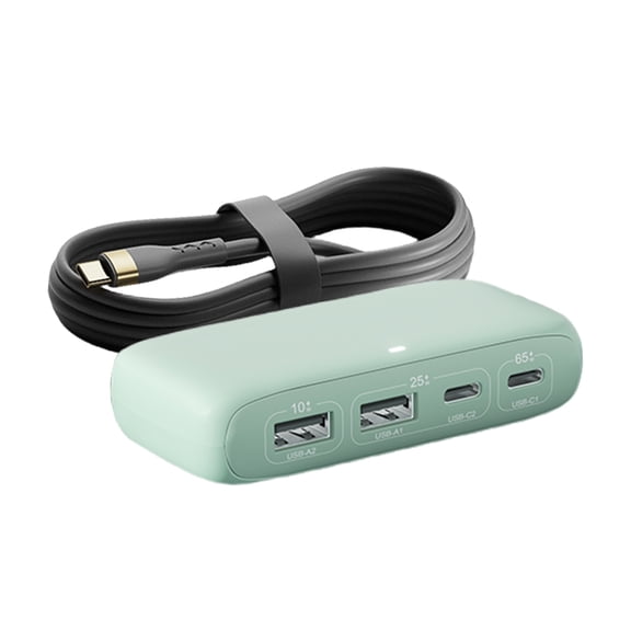 ROZYARD Type C Hub Splitter With Total 100W Charging Capability For Notebook And Gadgets 2USB C+2USB 4port Charging Docking