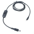 ROZYARD Type C to 5.5x2.1mm Charging Cable With Switcher for 5V Devices