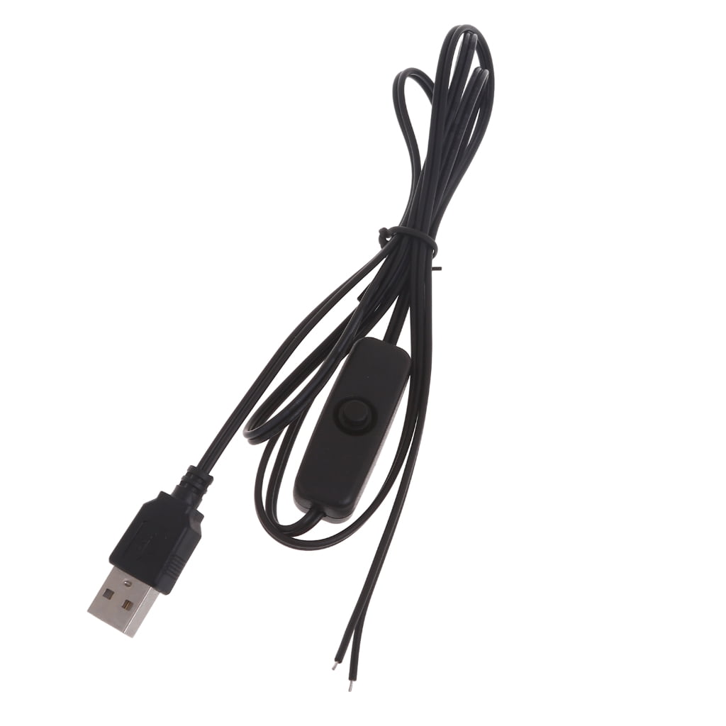 ROZYARD USB 2.0 A Male Plug and 2 Pin 2 Wire Power Charge Cable