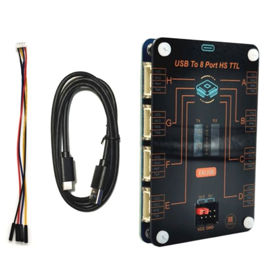 ROZYARD USB to 8CH TTL Serial 6Mbps TTL Expansion Modules 8 Independent Serial Port