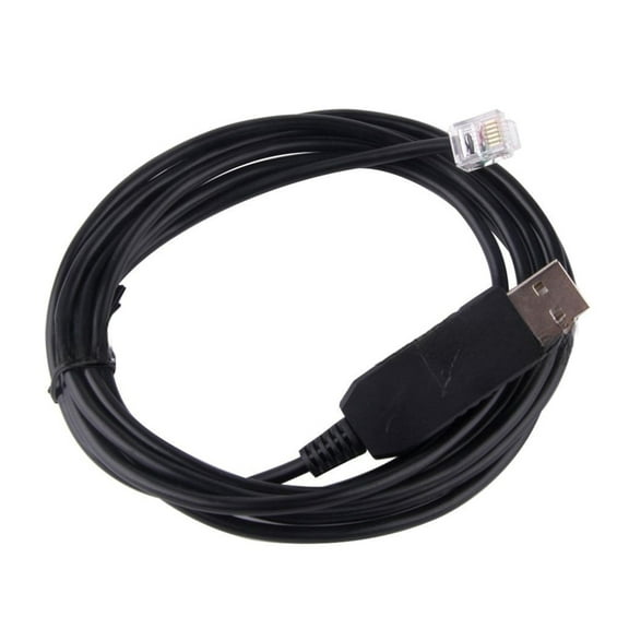 ROZYARD USB to RJ12 RS232 Virtual Serial Cable for Seamlessly and Fast Data Transfer and Device Compatibility 180CM