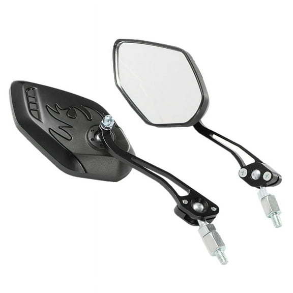 ROZYARD Universal Handle Bar End Rearview Side Mirrors for Motorcycle Scooter