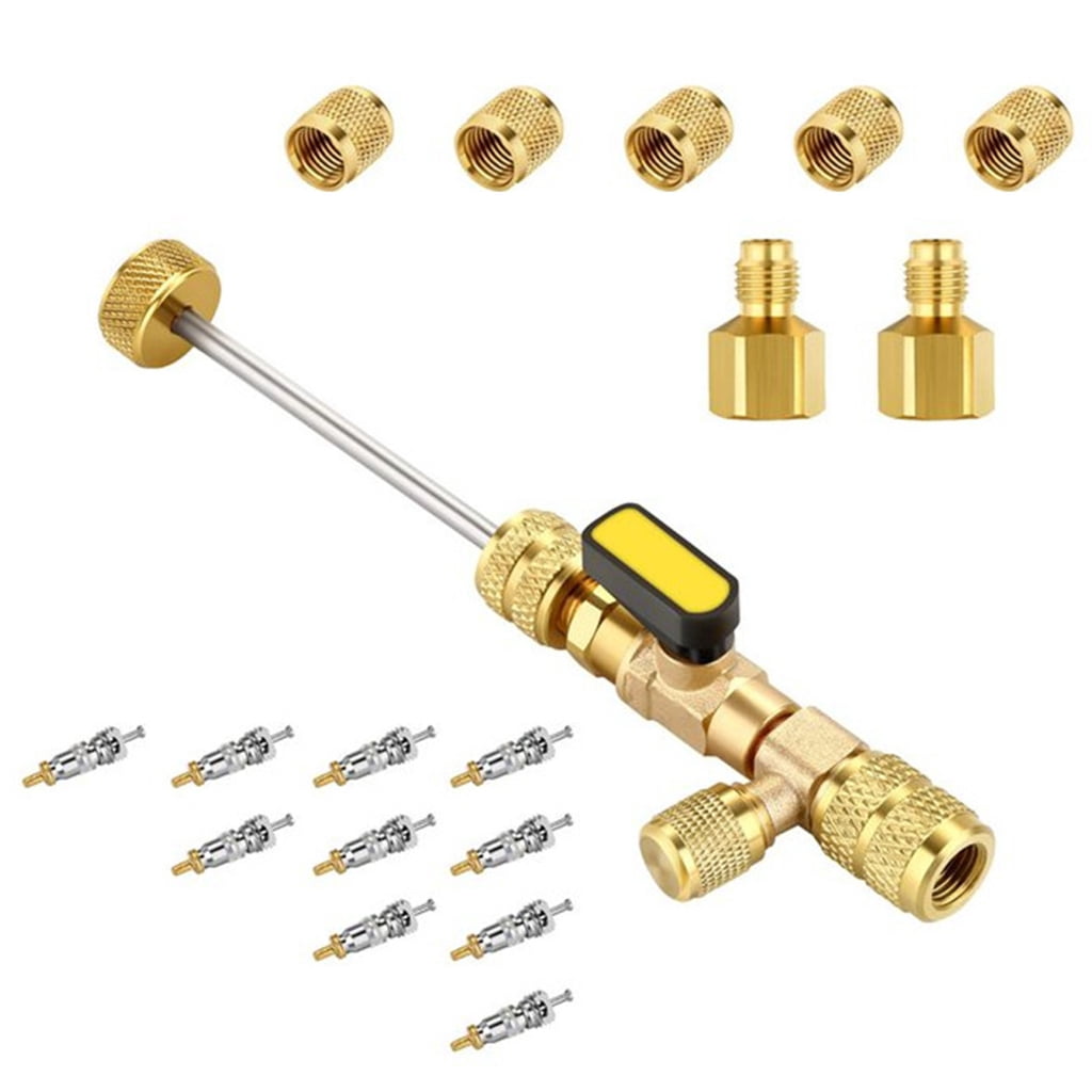 Outil D'installation De Valve Pour Climatisation R410A/R22 – Double Port SAE 1/4 Et 5/16, Neuf Sous Blister