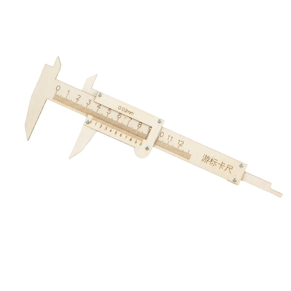 ROZYARD Vernier Caliper Model Wood Assemble Toy for Kids 8-12+ Science Experiment Set