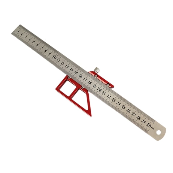 ROZYARD Versatile Marking Gauge Carpenters Square Versatile Woodworking Center Finder Square Suitable for Woodworking DIY Crafts