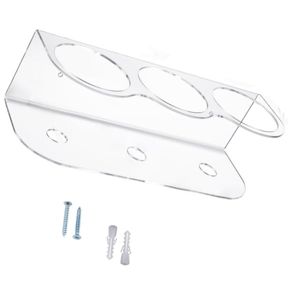 Acrylic Wall Hanging Spray Bottle Rack Sturdy Spray Can Holder Organizers