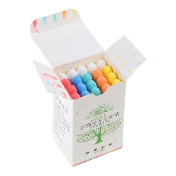 ROZYARD Washable Sidewalk Chalk Jumbos Chalk Dust Free Solid Water for Outdoor Game