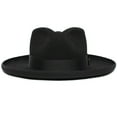 thumbnail image 1 of ROZYARD Western Top Hat Old-fashioned Fedoras Hat Gift for Boyfriend Hat Wide Brimmed, 1 of 13