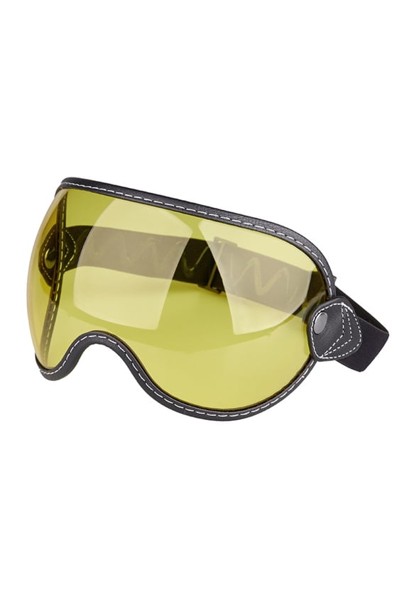 Windproof Motorcycle Protective Eyewear Bubble Shield Eyewear with Antifog Clear Visions Adjustable Strap Fit for Bikers