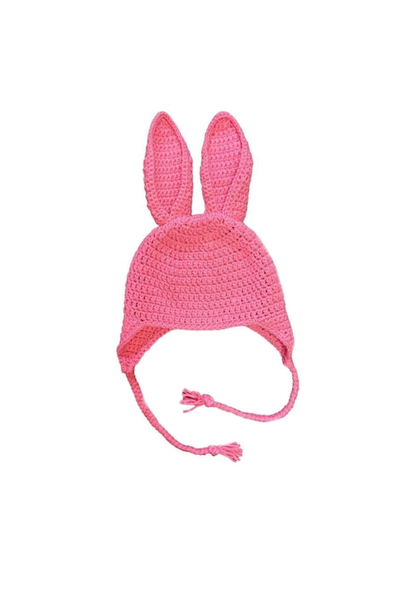 Winter Warm Knit Hat Rabbit Ear Women Beanie Hat Costume Accessories