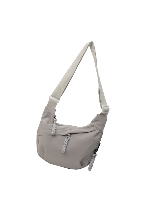Women Bag Solid Color Shoulder Bag Dumplings Bag Large Capacity Crossbody Bag