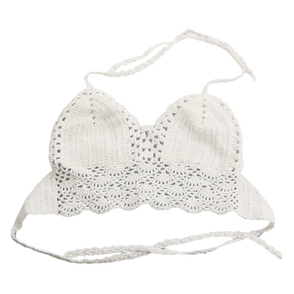 ROZYARD Women Bikini Handmade Swimwear Crochet Beach Swimsuit Cover Up Knitted Tops