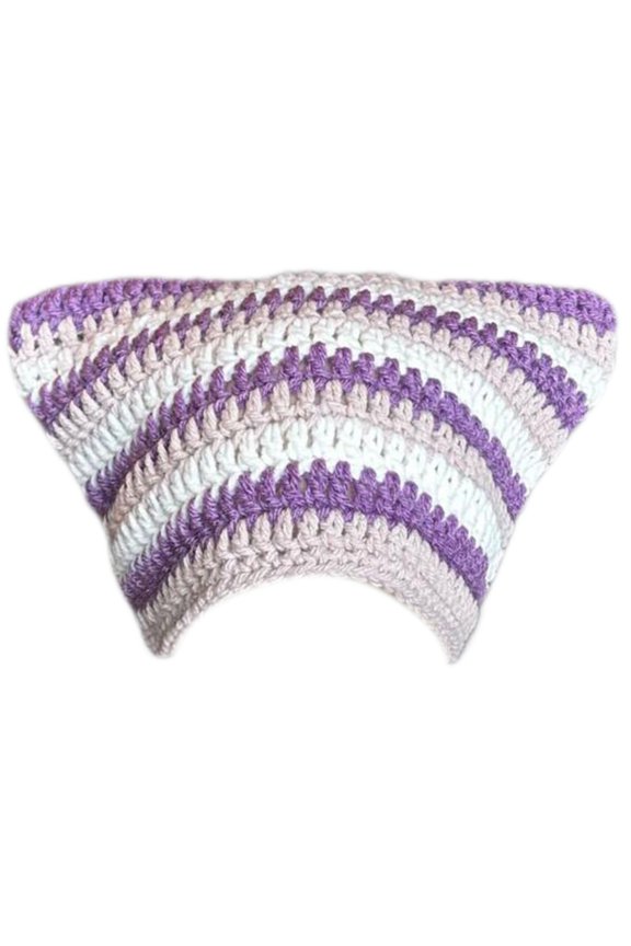 ROZYARD Women Cat Ear Hats Warm Ear Protector Hat Accessories Girls Handmade Cat Ear Hat