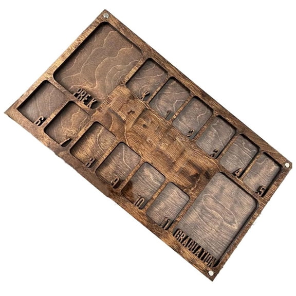 ROZYARD Wooden School Years Picture Frame Pre-K to 12 Graduation Gift Keepsakes Frame