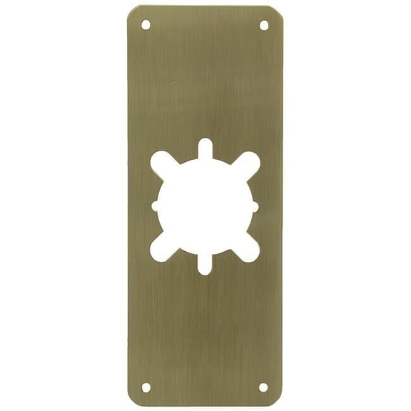 RP 13509 -630 3.5 x 9 in. Stainless Steel Scar Plate with 2.12 in. Hole