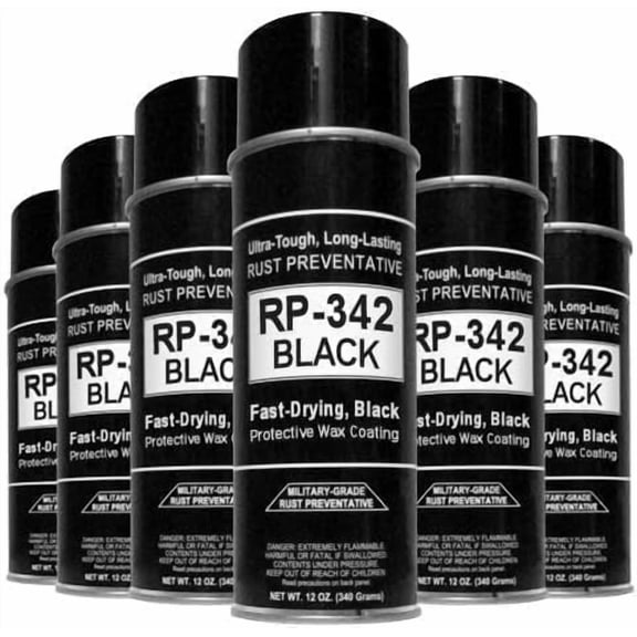 Cosmoline® RP-342 "Black" Rust Preventative & Vehicle Undercoating (12-Pack)