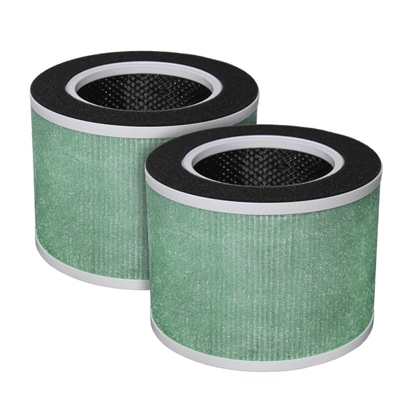RP-AP088-F1 Filter Replacement Compatible with RENPHO RP-AP088W, RP-AP088B, RP-AP088 -4-in-1 H13 True HEPA   Activated Carbon   Pre-Filter by LifeSupplyUSA (2-Pack)