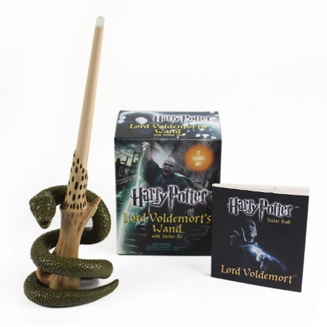 RP Minis: Harry Potter Voldemort's Wand with Sticker Kit : Lights Up! (Paperback)