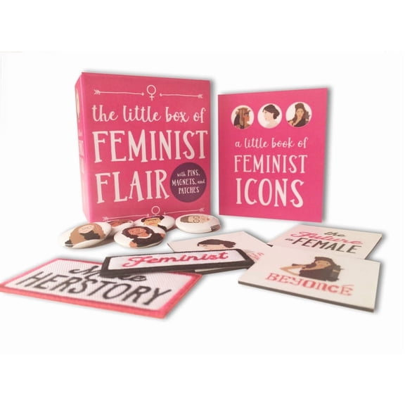 Rp Minis The Little Box of Feminist Flair: With Pins, Patches, & Magnets, (Paperback)
