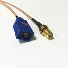 RP-SMA Female Jack nut Connector Switch FAKRA Connector RG178 15CM 6" Adapter High Quality Ships Quickly From USA