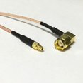 thumbnail image 1 of RP-SMA Male Plug Right Angle Switch MMCX Male Plug ST pigtail cable RG178 15CM 6" Adapter High Quality Ships Quickly From USA, 1 of 2