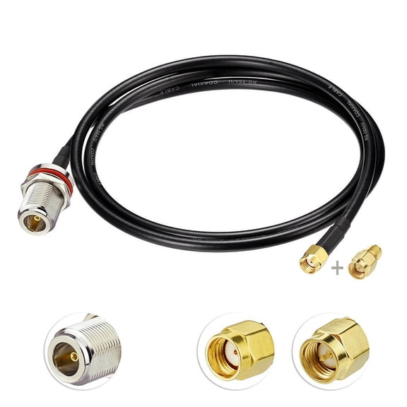RP-SMA to N Female Cable for Nebra for Bobcat Helium Hotspot HNT Miner Antenna
