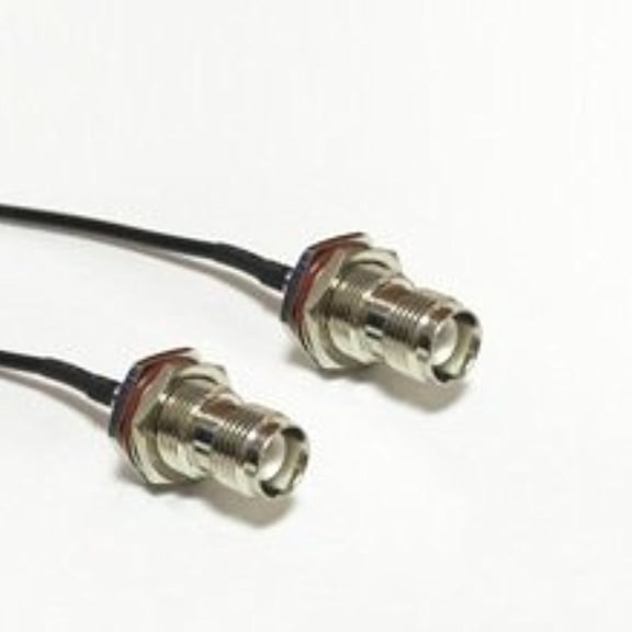 RP-TNC Female Jack nut Connector Switch RP-TNC Female Jack nut Connector RG174 20CM 8" Adapter High Quality Ships Quickly From USA