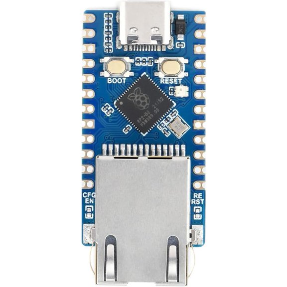 RP2040-ETH Mini Development Board, RP2040 Ethernet Port Module, Microcontroller Development Board, Based On Official RP2040 Dual Core Processor