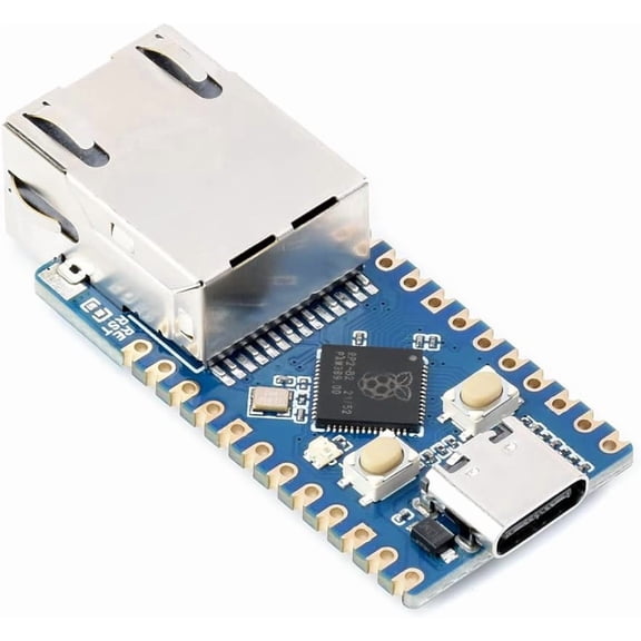 RP2040-ETH Mini Development Board, RP2040 Ethernet Port Module, Microcontroller Development Board, Based On Official RP2040 Dual Core Processor