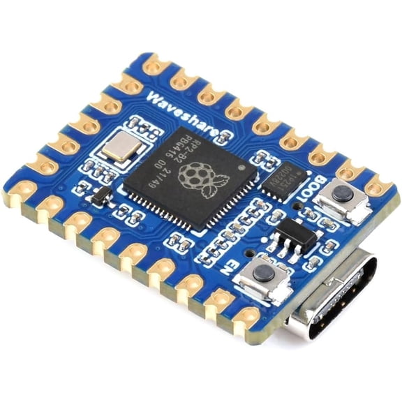 RP2040-Matrix Mini Development Board RP2040 RGB LED Matrix Board Onboard 55 RGB LED Matrix Based on Microcontroller Chip RP2040, Supports C/C++, MicroPython, Arduino