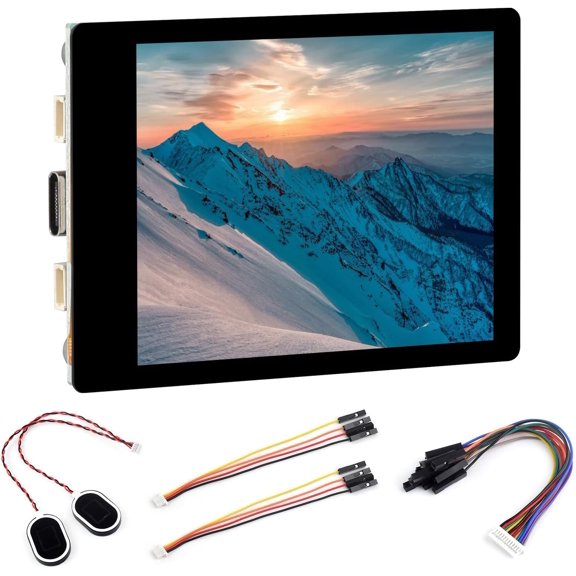 RP2350 2.8inch Capacitive Touch Display Development Board, 240320, IPS Panel, 5-Point Touch, SPI Interface, Accelerometer & Gyroscope Sensor