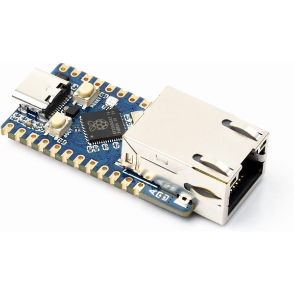 RP2350 ETH Dev Board: RP2350 Ethernet Port Module, Onboard ETH, 14 Multi-function GPIO Pins, Tiny Size, Easy Integration, Linux Compatible, Ethernet Connectivity