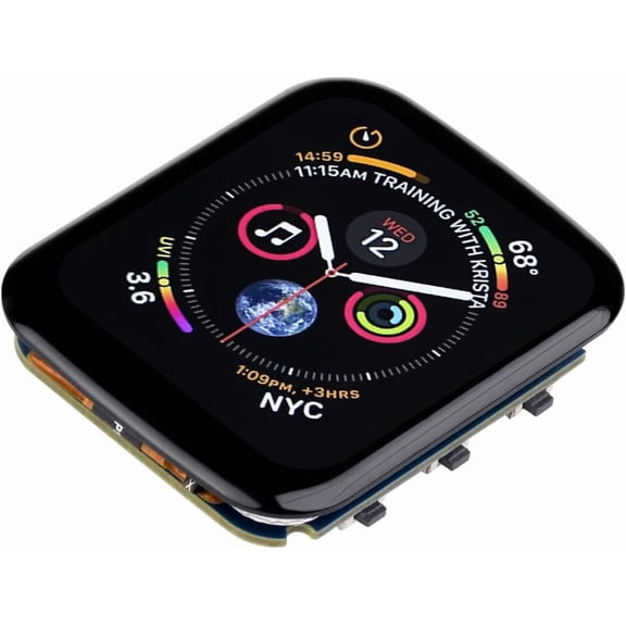 RP2350 MCU Development Board with 1.69inch Touch LCD 240280 Pixels 262K RGB Color Display,Dual-Core & Dual-Architecture,6-axis Sensor