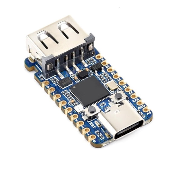 RP2350 Mainboard for DIY Circuit Use, 15 GPIO, 2MB Flash, USB-A Male End and USB C Port for Daily Study Use, Student Practice and Class Work