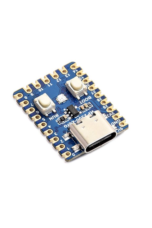 RP2350 Microcontroller Board With Two ARM CortexM33 And RISC V Cores 150MHz Clock Speed Integrated 520KB