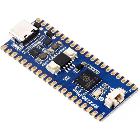 RP2350-Plus Development Board, A Low-Cost, High-Performance Pico-Like MCU Board Based On RP2350A Dual-core & Dual-Architecture Microcontroller, 16MB