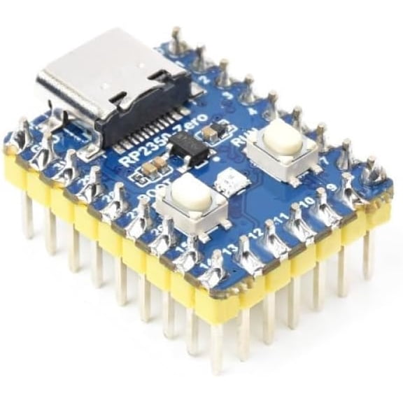 RP2350-Zero Mini Development Board, Dual-Core Microcontroller Board for IoT, DIY Electronics, and Open Source Projects SKU-29361