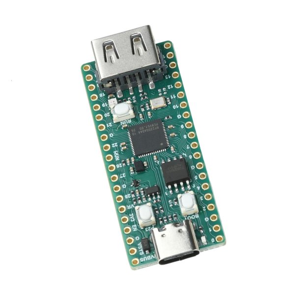 RP2350A Board with Castellated Contacts for Integrated Projects