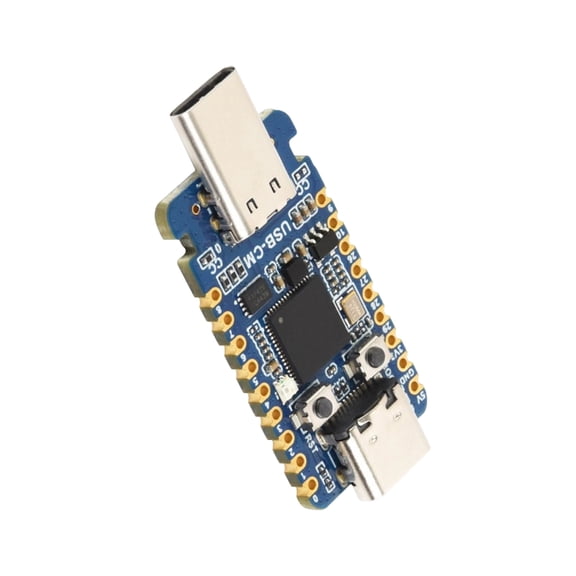 RP2350A Microcontroller Development Board, Two Type-C Plug Design, 15 GPIO Pads, 520KB Memory, 2MB Storage, Embedded Learning, Direct Integration Module