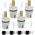 thumbnail image 1 of RP25513 Faucet Stem Replacement for Delta two handle Faucet Repair Kit Includes RP24096 Cartridge RP4993 Seat and Spring RP24097 Turn stop1/4, 4 pack$$Tools & Hardware Other, 1 of 7