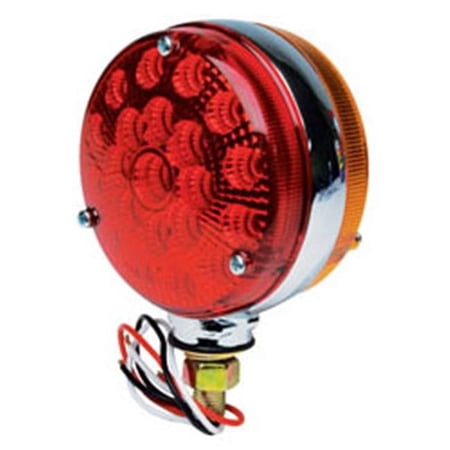 RP3802-40LC 4 Red - Amb Dbl Side Led with Chrm Reflector