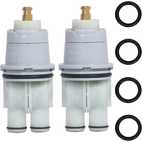 RP46074 Shower Valve Cartridge Repair Assembly Compatible for Delta Shower and Tub 13/14 Series Faucet,Single-Handle Universal Valve Cartridge Repair Kit-2 Pcs