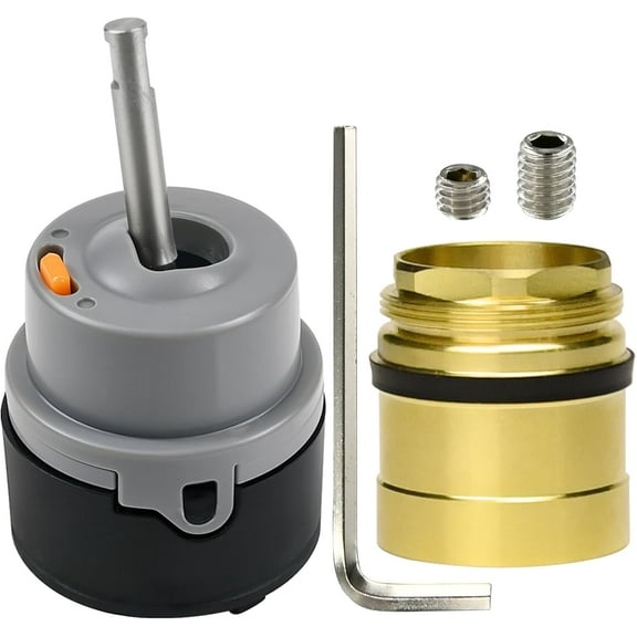RP50587 Cartridge Compatible with Delta DST Single Handle, Replacement for Kitchen & lavatory Single Handle Faucet Valve, Including RP51503 Bonnet Nut