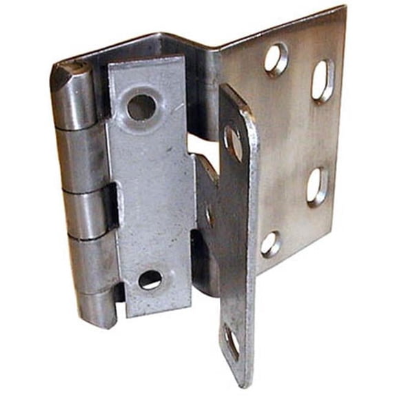 RPC Door Overlay Hinges - Stainless Steel - 10.18 in. - Pack of 2 - 270' Rotation