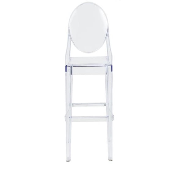 RPC-Kage-BAR-CL Clear Armless Kage Barstool